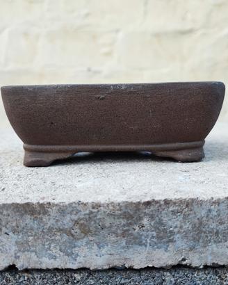 Vaso rettangolare in gres per bonsai GN01R