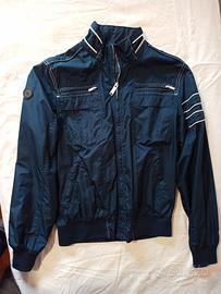 Giacchetto Marville L Blu Navy - Dettagli Bianchi