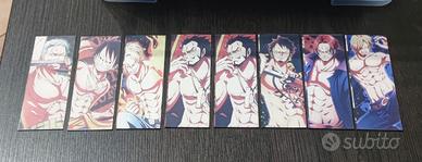 8 segnalibri One piece 