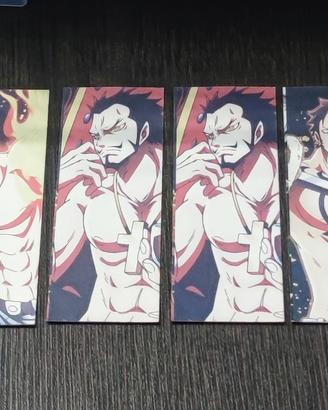 8 segnalibri One piece 