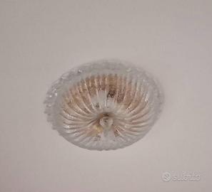 PLAFONIERA VETRO DI MURANO