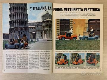 Prima vettura elettrica Italiana 18/7/1967