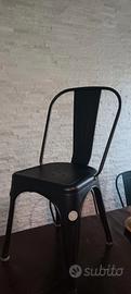 Sedie in metallo vintage nuove