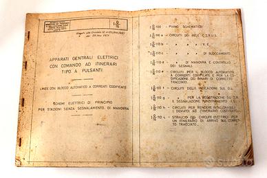 Raro Manuale Ferrovie Apparati Centrali Elettrici