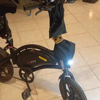 bici elettrica  dyu d3f ,due batterie 