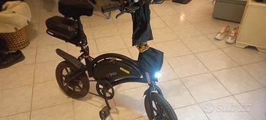 bici elettrica  dyu d3f ,due batterie 