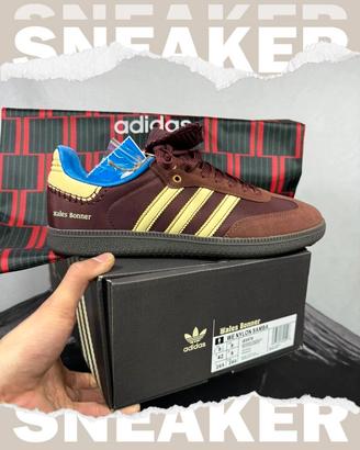 Adidas Samba Nylon Fox Brown Wales Bonner