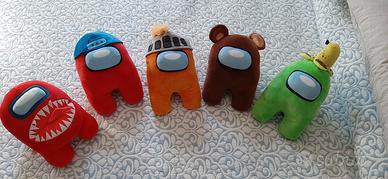 Peluches diversi tipi