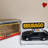 MODELLO AUTO ALFA ROMEO 75 CARABINIERI SCATOLATO