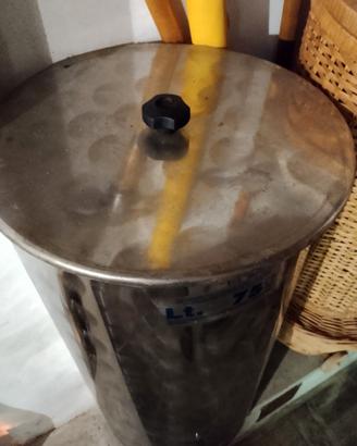Fusto in acciaio inox  da 75 L