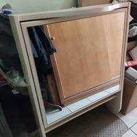 Mobiletto Specchio da Bagno con Illumin