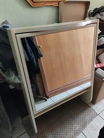 Mobiletto Specchio da Bagno con Illumin