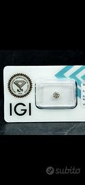 Diamante naturale certificato IGI, 0.42 Ct