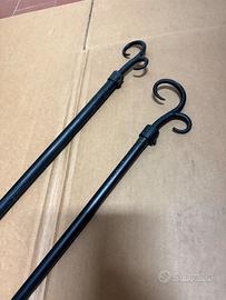 Bastone per Tenda - Finitura Scura --- Finale a Ri