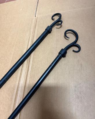 Bastone per Tenda - Finitura Scura --- Finale a Ri