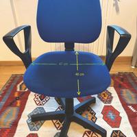 Sedia imbottita da scrivania