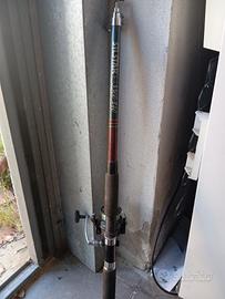 canna da pesca con mulinello 