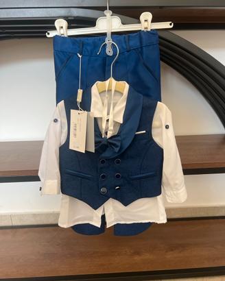 Completo elegante bambino 9/12 mesi Les Petites