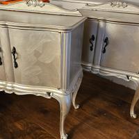 comodini argento satinato