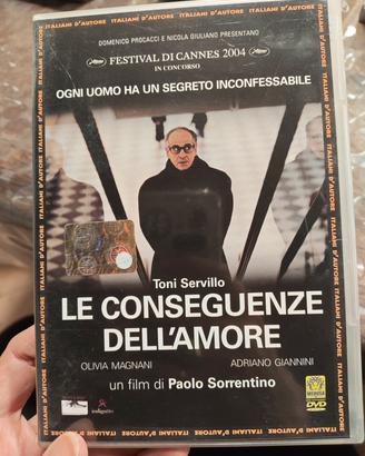 DVD "Le conseguenze dell'amore" con Toni Servillo.