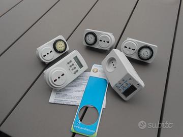 5 spine/timer per accensione luci e/o elettrodom.