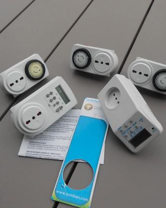 5 spine/timer per accensione luci e/o elettrodom.