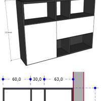 Libreria sospesa Clever