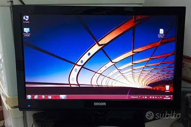 Monitor 23 pollici full-hd perfetto HDMI-VGA.