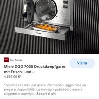 Forno a pressione  Miele