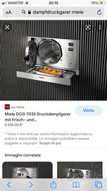 Forno a pressione  Miele