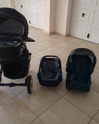 Trittico con passeggino