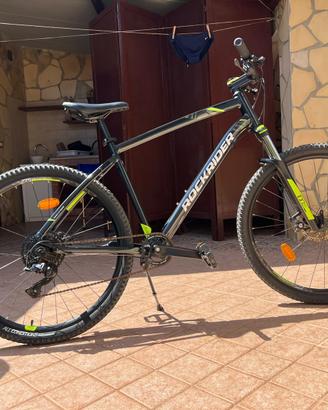 Bicicletta Rockrider st530 Nero-Verde