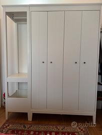 armadio bianco + letto