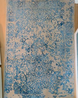 Tappeto Antique azzurro 200x290 cm