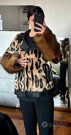 Giacca leopardata eco pelliccia RU Studio