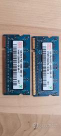 2x 1GB DDR2 800MHz PC2-6400 RAM Hynix