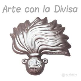 Fiamma media dell'Arma dei Carabinieri in ceramica