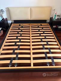 Letto matrimoniale in wenge