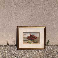 Quadro Bouquet Fiori Rossi