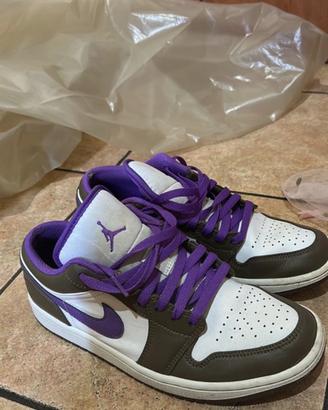 Nike Air Jordan 1 Low viola/marrone