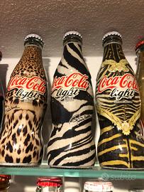 Serie 3 Bottigle Coca Wrappate “Roberto Cavalli “