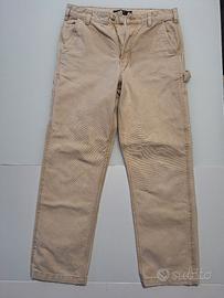 Pantaloni jeans uomo beige taglia 40 Pull&Bear