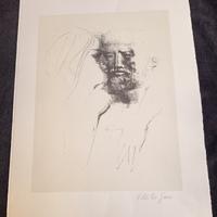 Emilio Greco litografia originale firmata in basso