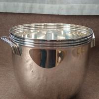 Secchiello da champagne in Silver Plate