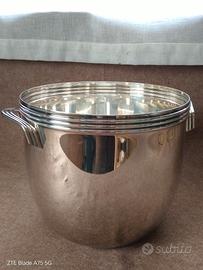 Secchiello da champagne in Silver Plate