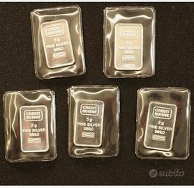 Lingotti argento puro 999 vintage