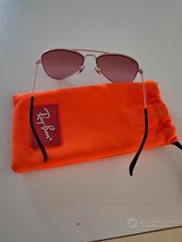 Occhiali da sole Ray-Ban Aviator Rosa per bambina 