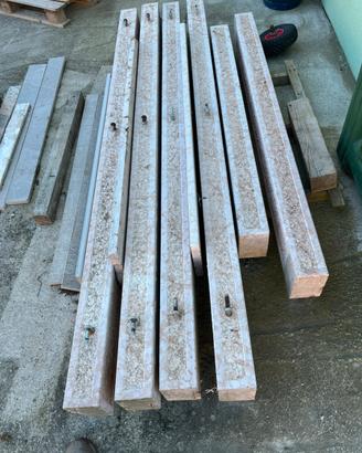 PILASTRATE IN PIETRA ROSSA