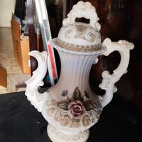 Teiera decorativa grande italiana vintage Capodimo