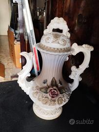 Teiera decorativa grande italiana vintage Capodimo